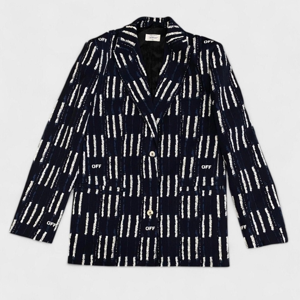 Off-White Shibori WV Tomboy
Jacket | Cobalt Blue | 40IT (Small)